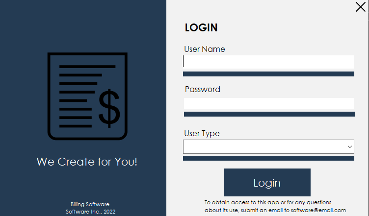 Login Dashboard